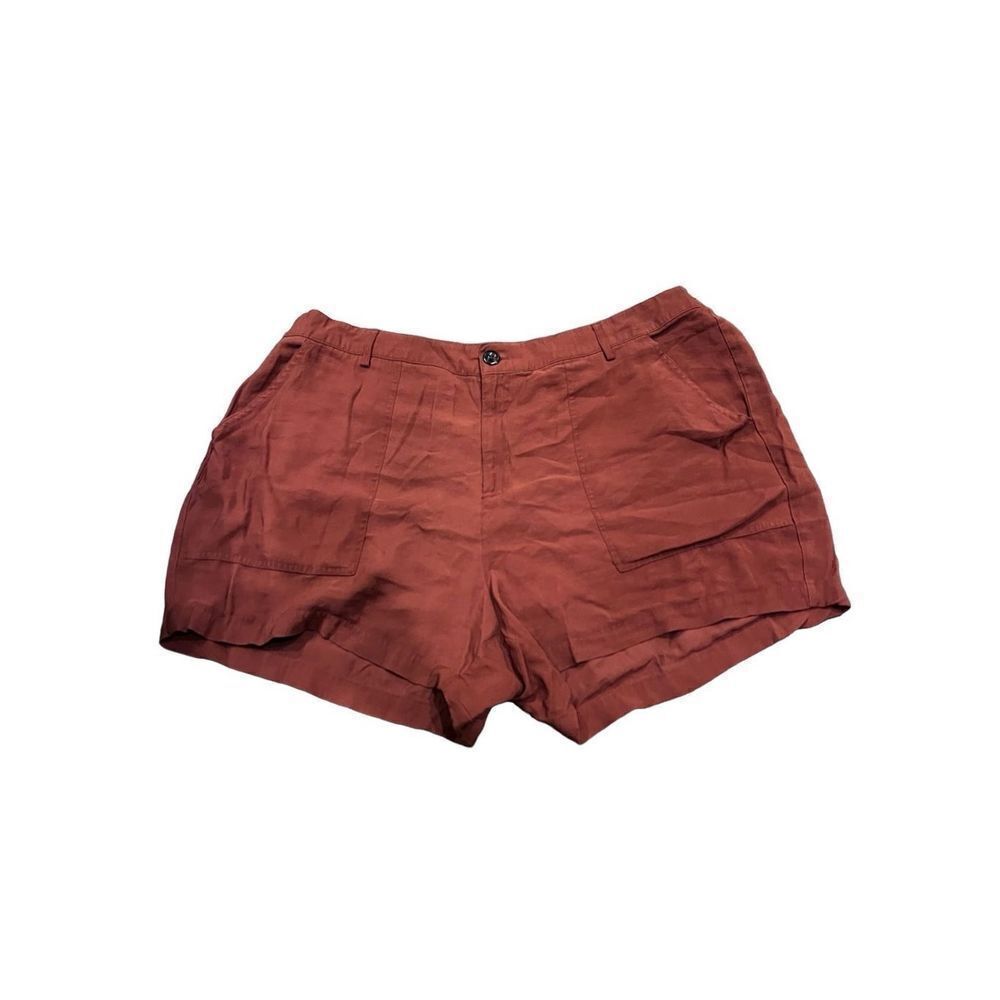 Ava & Viv rust colored shorts 2X